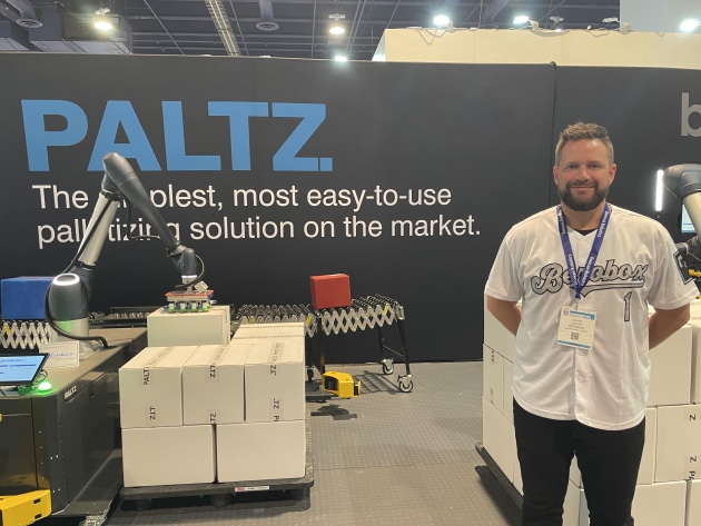 BeRobox's David Demers told us about the fully mobile cobot powered palletising solution his company has developed. It's available in Australia through Foodmach.