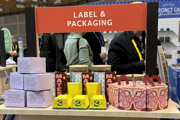 Spicers' Labels and Packaging stand at PacPrint