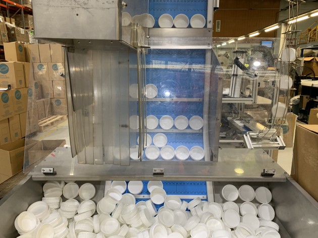 Cap manufacturing at Caps & Closures.