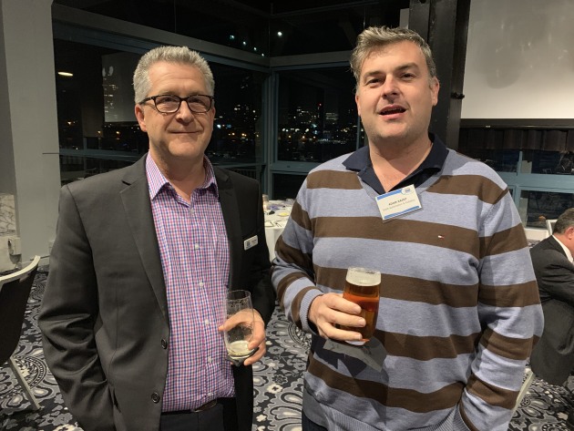Stuart Shaw, APPMA (left) and Adam Saint, Scott Automation and Robotics.