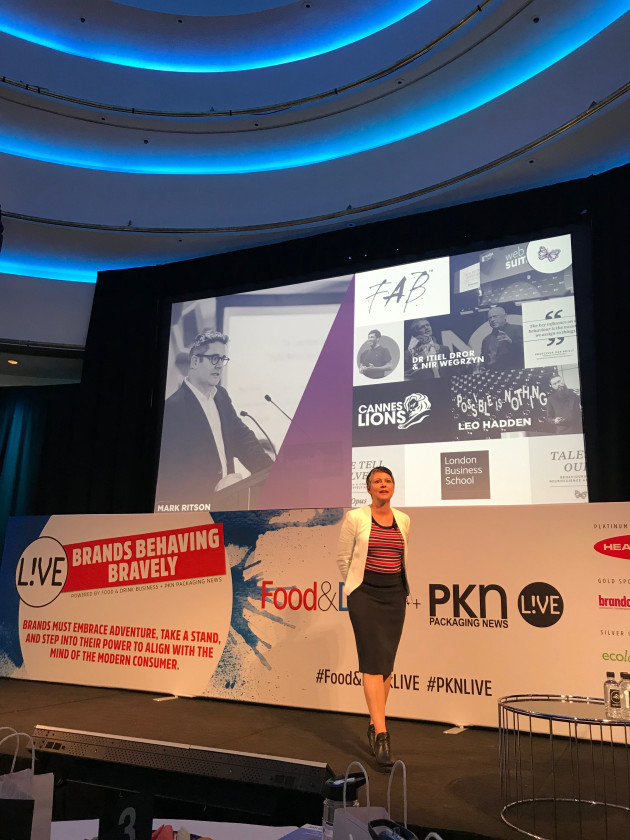 Brand Opus managing director Nikki Moeschinger opens FDB+PKN LIVE breakfast forum.