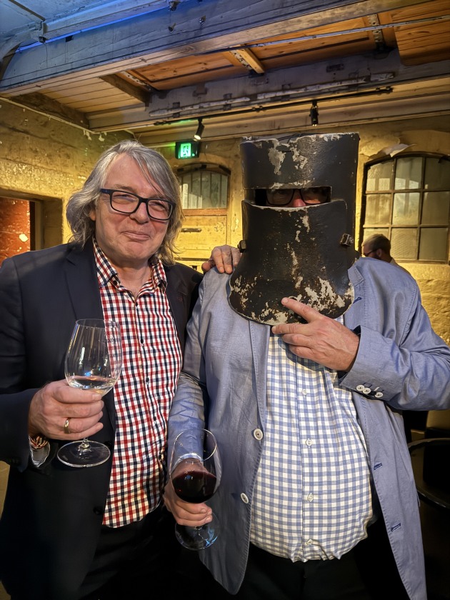 Partners in crime? Peter Bradbury of ABB and guess who...