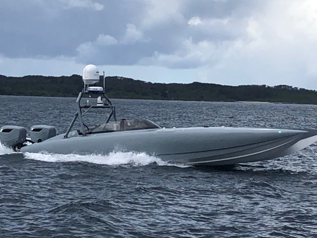 The Devil Ray T38 made its autonomous debut on Jervis Bay as part of Exercise Autonomous Warrior 2022.