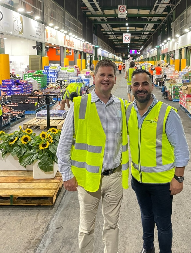 Brett Jackson, In2food Managing Director (left) and Mouhamad Dib, Director, MD Provodores (right)