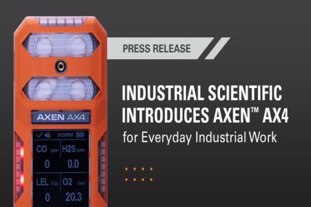 Axen AX4, a new, practical four-gas monitor.