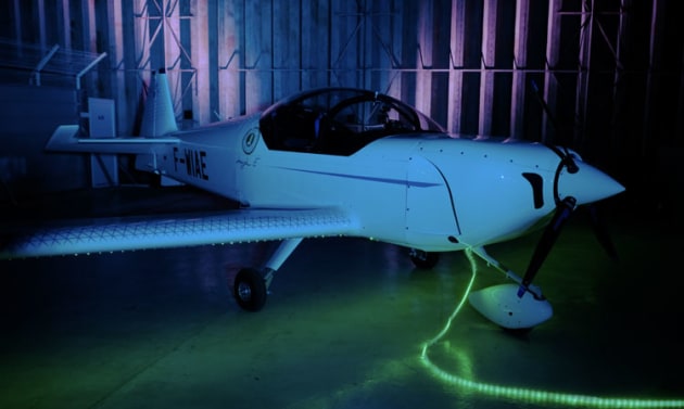 Aura Aero's Integral E electric two-seat aeroplane. (Aura Aero)