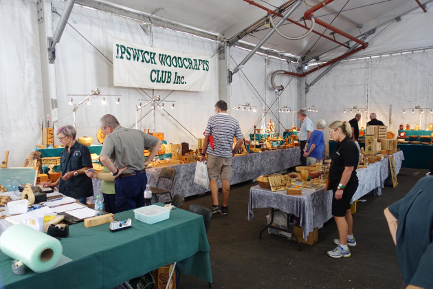 Ipswich Woodcraft Club, demos to see and goodies to buy