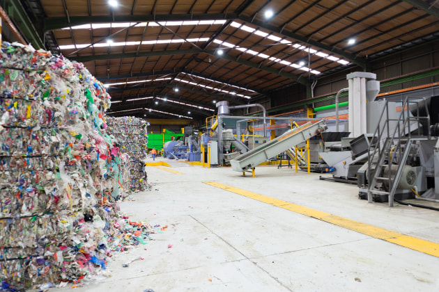 iQRenew says this is the largest facility dedicated to dealing with 100 per cent post-consumer soft plastic right now in Australia.