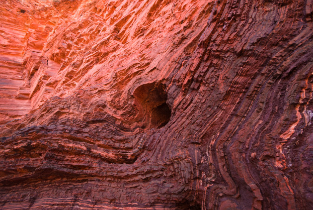 Red Ochre is a quintessentially Australian substance, used in traditional indigenous ceremonies and a large part of our environment. (BAE Systems Australia)