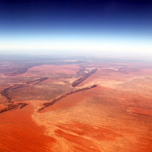 Red Ochre is a quintessentially Australian substance, used in traditional indigenous ceremonies and a large part of our environment. (BAE Systems Australia)