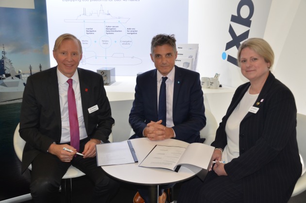L3 Harris and iXblue representatives at Pacific 2019.
David Jones