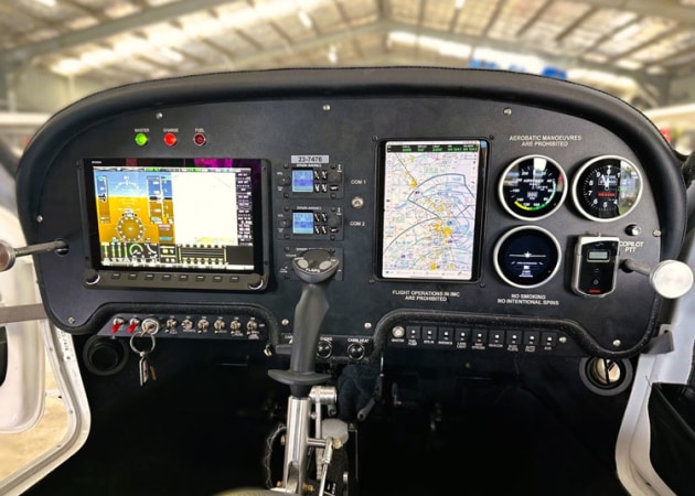 Jabiru's J230M features a redesigned panel and single centre-stick control. (Jabiru Aircraft)