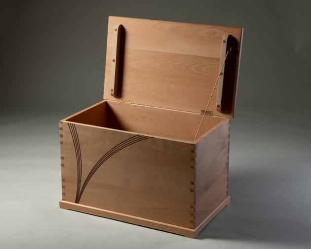 Jacqui Tyrell, Blanket Chest, European beech, American black walnut