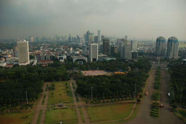 Indonesia's sprawling capital Jakarta will host a round of the Air Race World Championship in 2022. (Andrew Otto / FlickrCC)