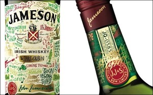 Jameson Whiskey St Patrick's Day special edition 1 litre bottle
