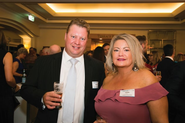 Jason King and Jodie Kerr of Schutz Australia.