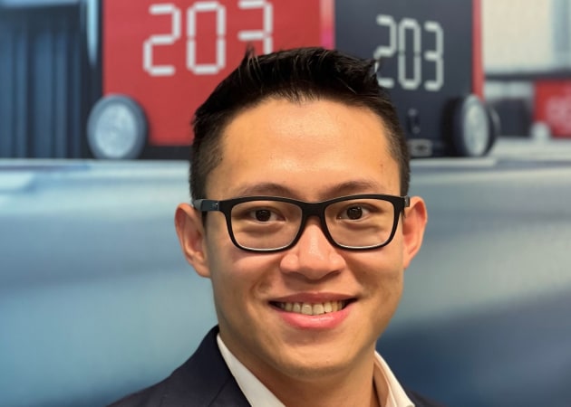 AutoStore ANZ business development manager Jason Wu.