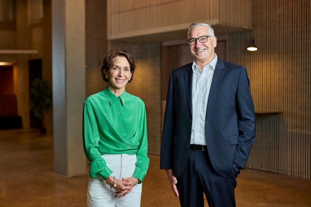Endeavour Group CEO and MD, Jayne Hrdlicka, and executive chair, Ari Mervis. (Image supplied)