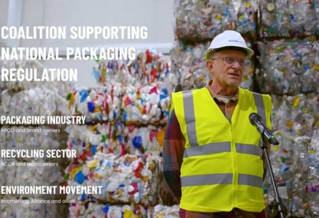 Jeff Angel, director, Boomerang Alliance, makes the case for packaging reform, with the backing of the packaging industry, recycling sector, and the environmental movement. (Source: Boomerang Alliance)