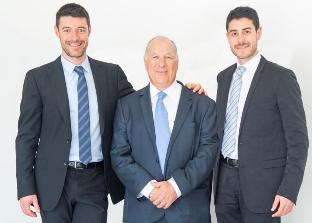 Family business: Jack, Albert and Daniel Malki