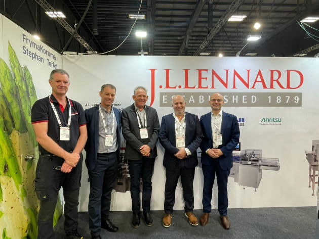 The J L Lennard crew: (l to r) Rob Pointon, Steve Waters, Phil Lea, Tony Dinallo, Julio Dominguez.