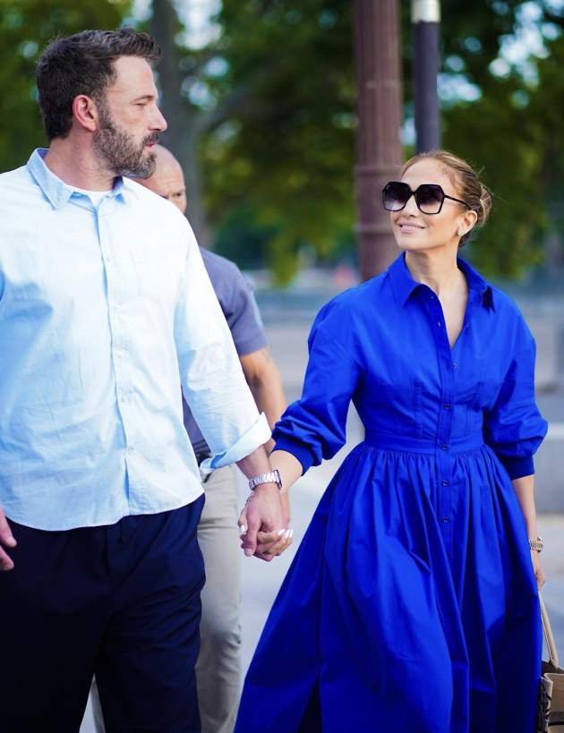 Jennifer Lopez with husband Ben Affleck.