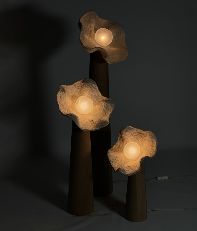 Joanne Odisho, Blooms Lamp. Photo courtesy RMIT Design Studio