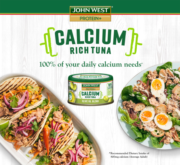 John West has released a calcium enriched tuna range for those looking to boost their calcium intake. Protein+ Calcium Rich Tuna incorporates UniQ BONE, a calcium-rich bone powder. It is produced from tuna bones, has no detectable flavour, and naturally delivers a range of nutrients for bone health.