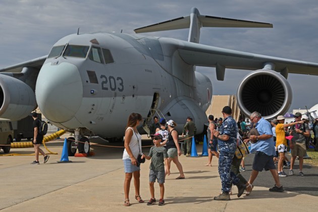 The Australian International Airshow has always relied on international participation, which can't currently be guaranteed under the COVID-19 environment. (Steve Hitchen)