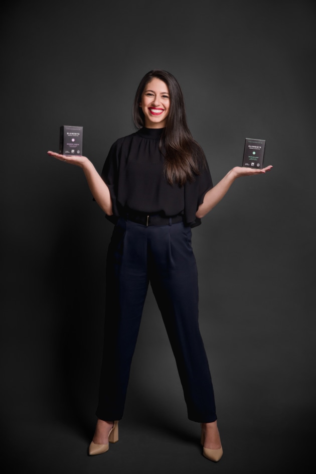 Co-founder and COO Eloments Julie Hirsch takes out the 2020 Telstra Victorian Woman of the Year award.