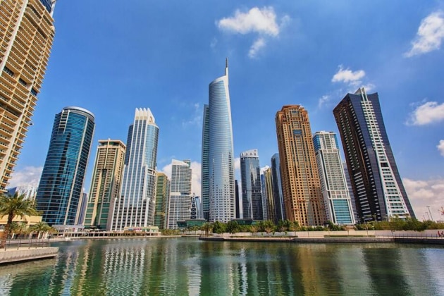 Jumeirah Lake Towers (JLT) in Dubai.