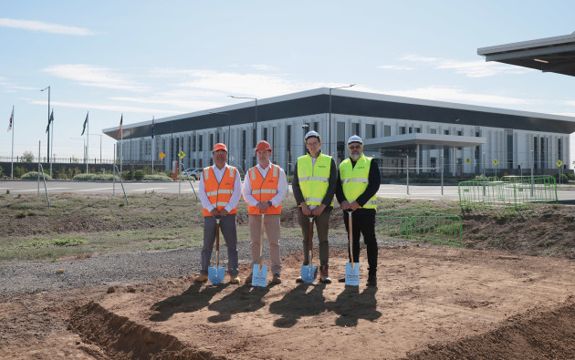 Hanwha Defence Australia and Kapitol turning soil for Stage 2 of the Hanwha Armoured vehicle Centre of Excellence at the Avalon Airport precinct.

Credit: Kapitol