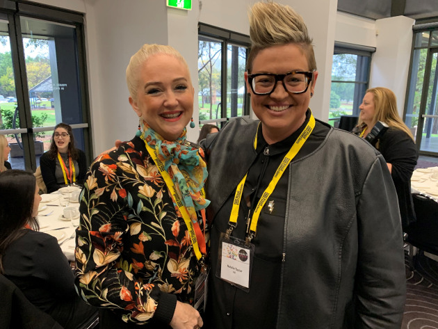 Katie Ashford, Ovato and Natalie Taylor, Ive Group.