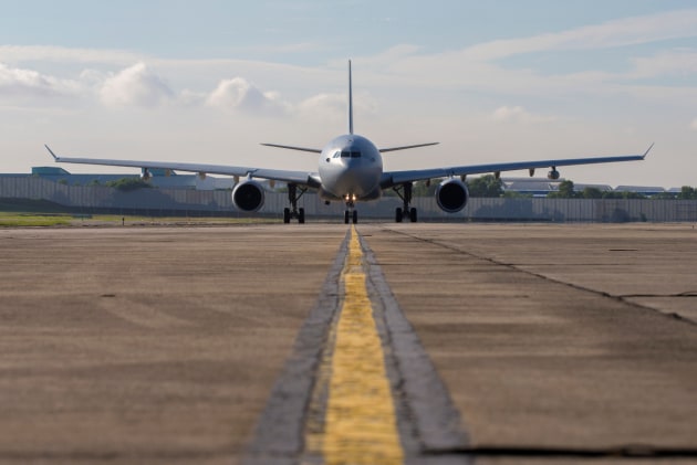 A RAAF KC-30 aircraft prepares for take-off prior to an air to air refuelling mission.
Defence