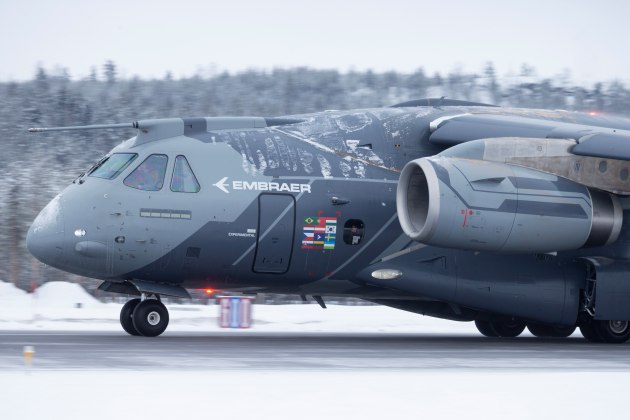Embraer has announced a completion of an intensive cold‑weather demonstration campaign of the KC‑390 Millennium in Sweden.

Credit: Embraer