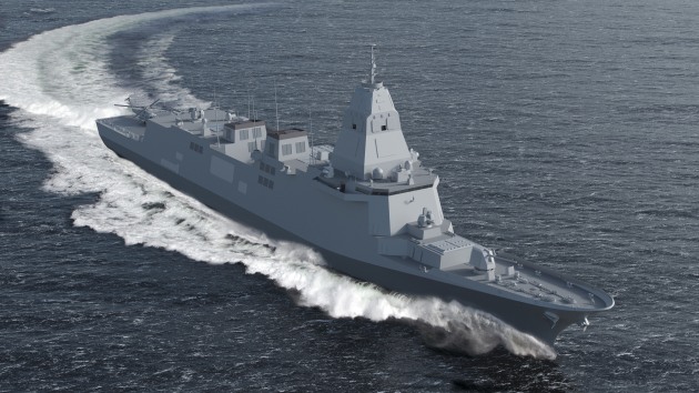 The Korean Next-Generation Destroyer (KDDX) is under development by Hyundai Heavy Industries for the ROKN. 

Credit: HHI