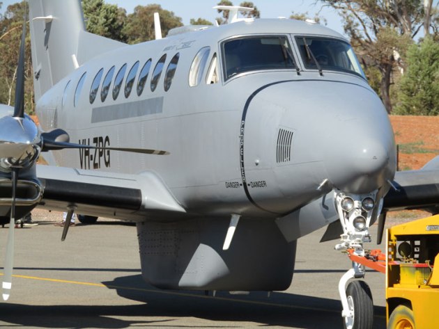 This multi-mission King Air 300 turned a few heads. (Paul Southwick)