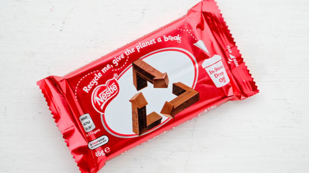 KitKat &lsquo;Give the Planet A Break&rsquo; wrappers and soft plastics promotional campaign (Nestle Australia): PIDA Marketing Award finalist.