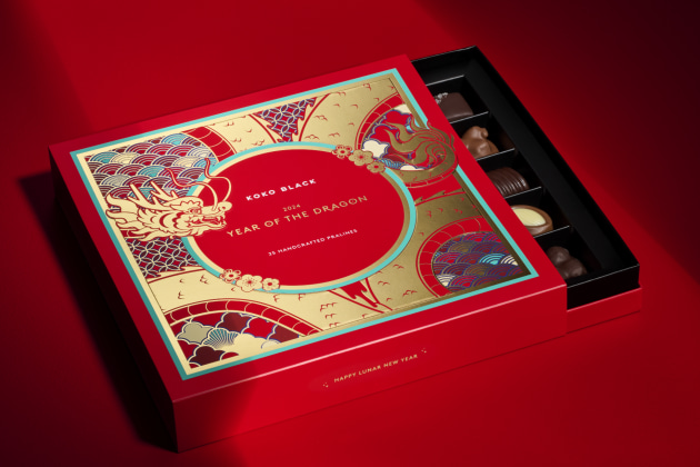 For Lunar New Year, one of the offerings is a 25 piece gift box.