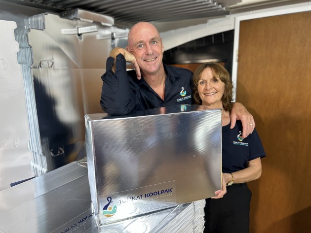 Founded by husband-and-wife Tom and Kath Long, TomKat has designed and engineered a Near Field Communications (NFC) enabled thermal container expressly for cold chain transportation targeting the food industry.