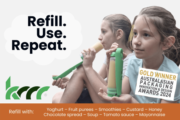 Koor's refillable bottle wins Good Design award