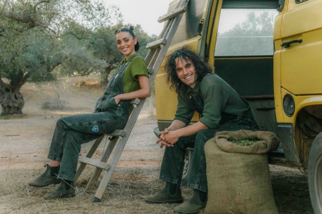 On Greece&rsquo;s southern Peloponnese peninsula, Australian couple Harry and Morgan Labrakis are intent on reviving centuries old traditions and methods to produce their organic, small batch olive oil, Kyveli. (Image: Kyveli)
