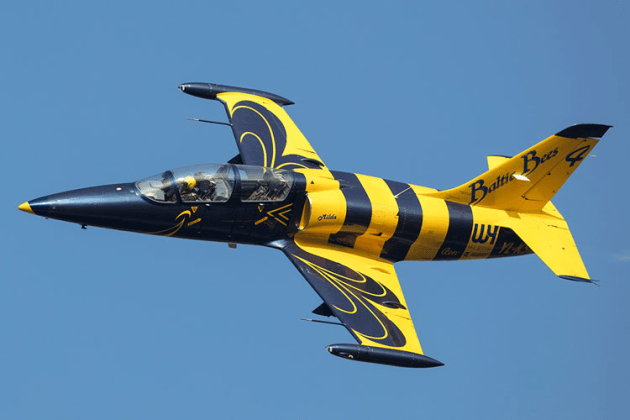 An L-39 Albatros of the Baltic Bees jet aerobatic team. (Phil Hosking)