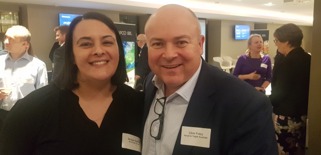 l-r Bridget Spiteri, Bunnnigs; Chris Foley, Kmart & Target