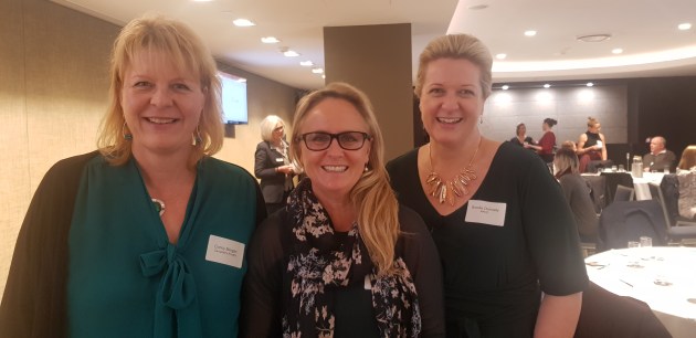 l-r Conny Morgan, Campbell's Arnott's; Lara Barclay, Adaption Environmental Support; Brooke Donnelly, APCO