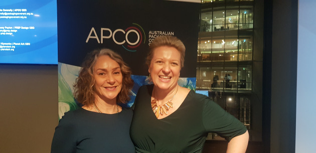 l-r Sam Anderson, APCO; Brooke Donnelly, APCO