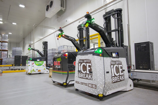 The roll out of four Dematic AGVs has allowed Lactalis Australia to increase productivity at its Lidcome milk facility.