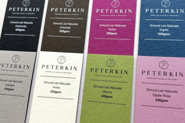 Sustainable paper from Peterkin: Les Naturals range from Gmund