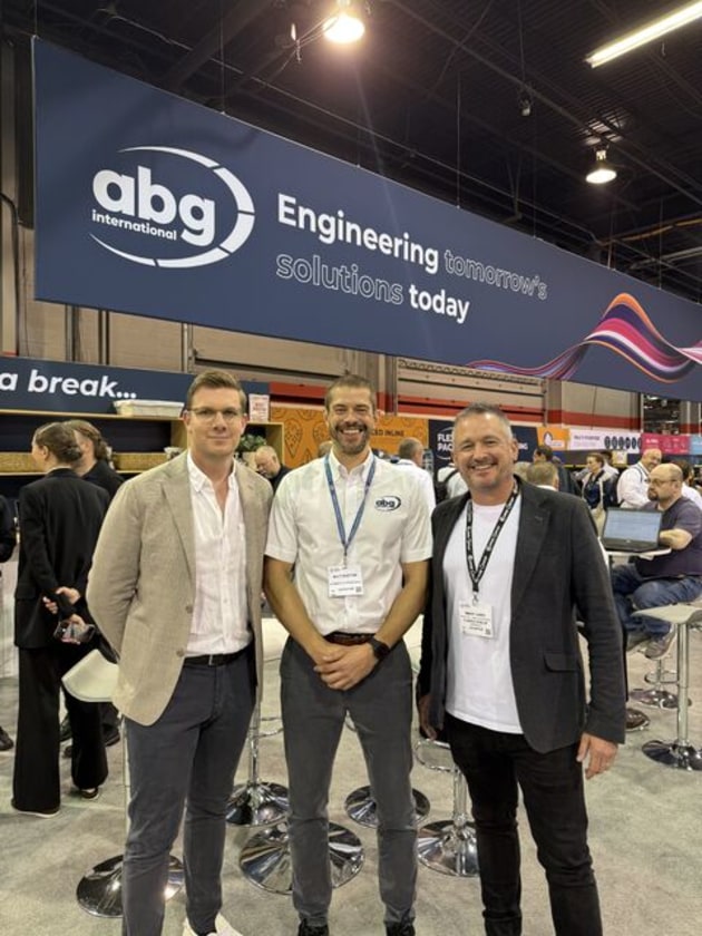Adam Bamford, Labelmakers; Matt Burton, ANG; Mark Daws, Currie Group (Image: Currie Group)
