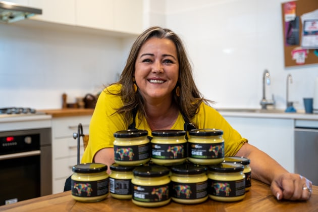 OMGhee is an organic, bio-dynamic, small batch ghee brand, born from the Covid-triggered Great Resignation by founder and former business coach Lisa Ormenyessy. (Image source: OMGhee)